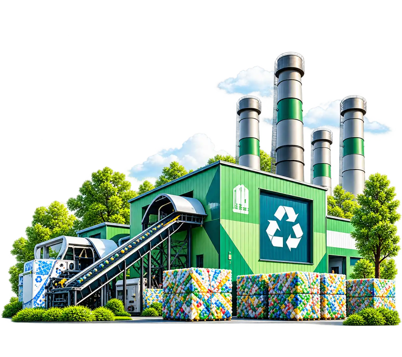 Industrial facility and power supply