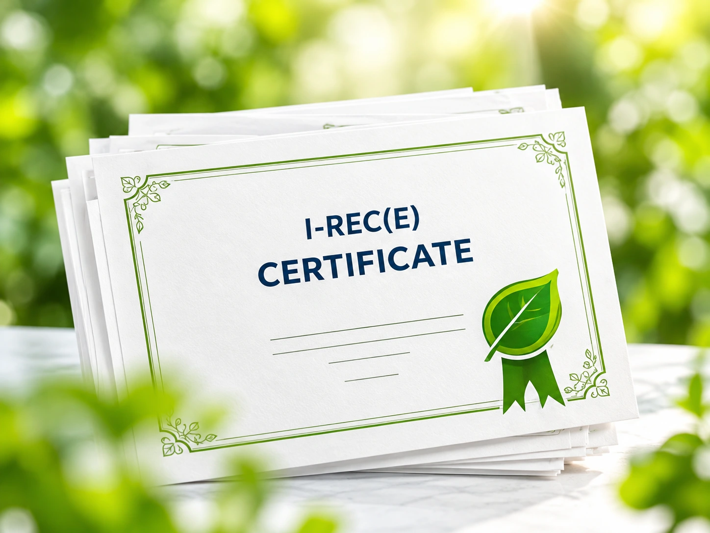 Renewable energy certificate